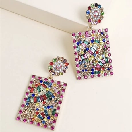 Colorful Stone Art Pierce/2color