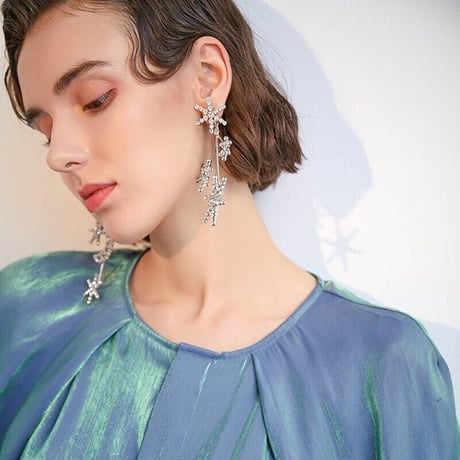 Moon&Snow Crystal Pierce