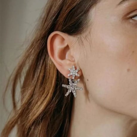 Double Snow Crystal Pierce