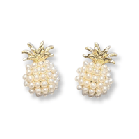 Small Pineapple Pearl Pierce