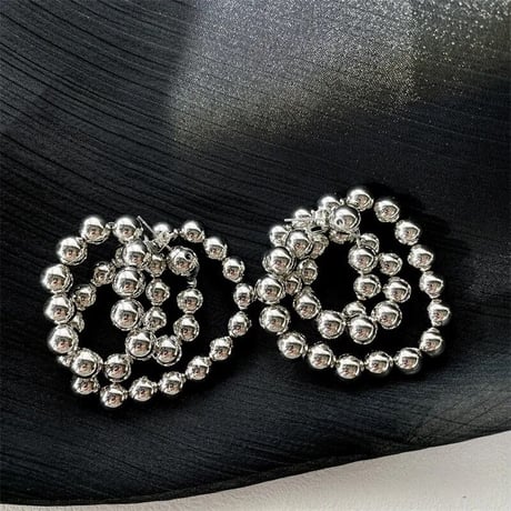 Metallic Ball Chain Hoop Pierce