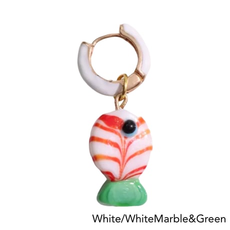 Cute Fish Hoop Pierce/11color