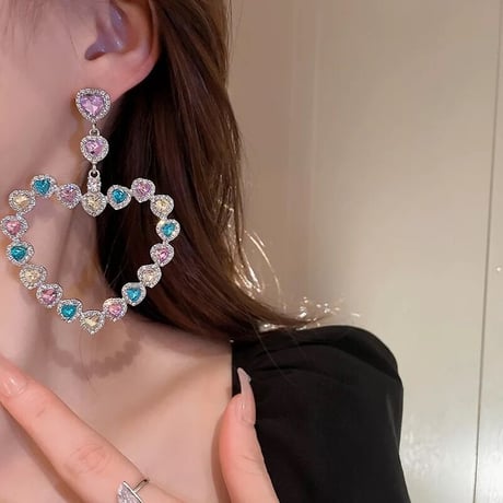 Big Heart Crystal Pierce