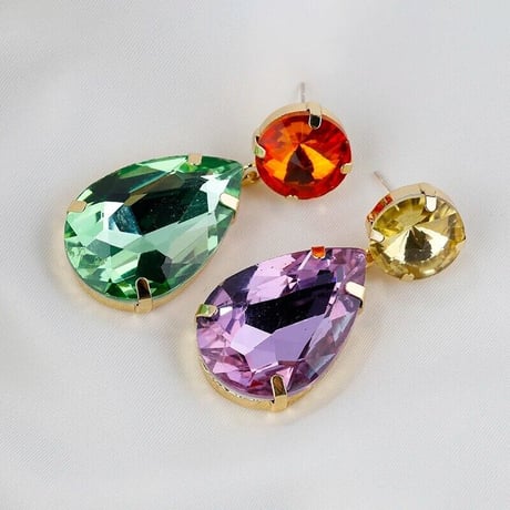 Different Color Teardrop Pierce