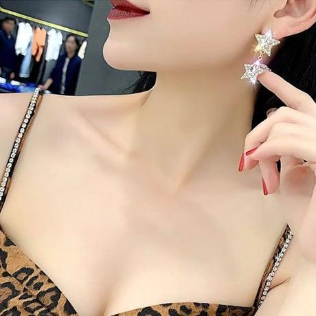 Star 2way  Fringe Pierce/2color