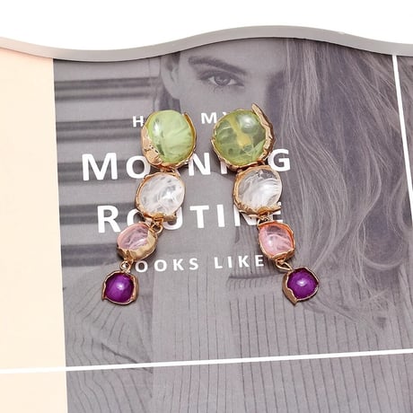 Grape Marble Drop Pierce