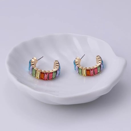 Rainbow Hoop Pierce