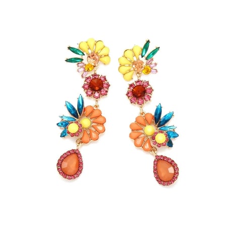 Tropical Flower Drop Pierce