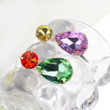 Different Color Teardrop Pierce
