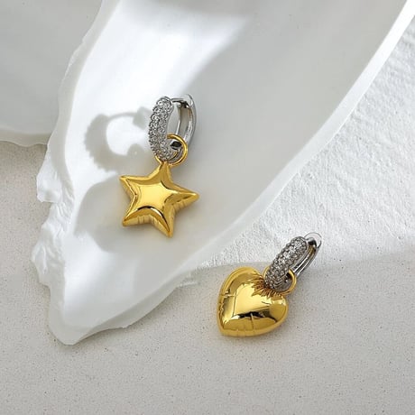 Heart&Star Balloon Pierce/2color