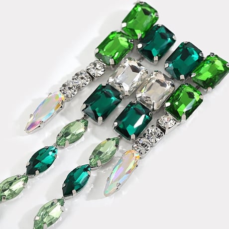 Double Bijou Long Pierce/2color