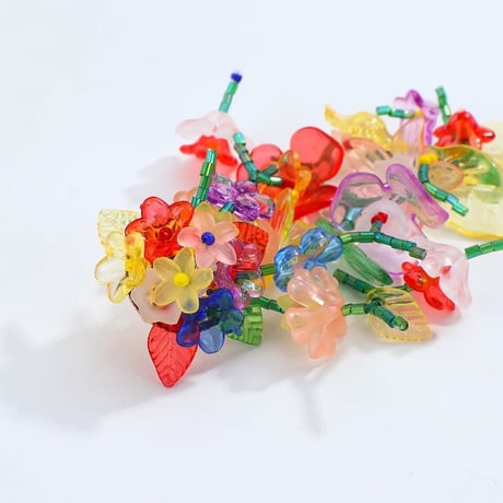 Beads Flower Jingling Pierce