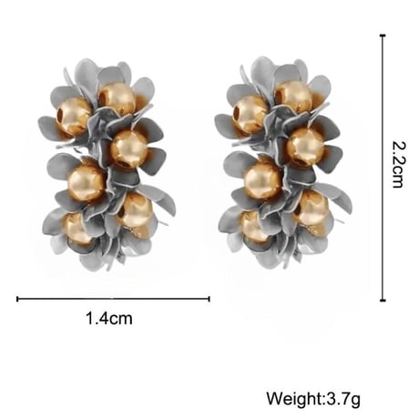 Mini Metal Flower Pierce