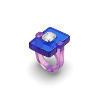 Skeleton Square Ring/6color
