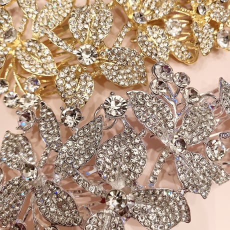Crystal Flower Head Jewelry/2color