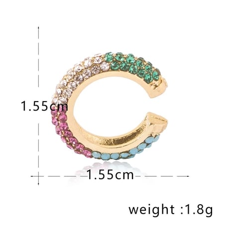 Stone Pave Earcuff/2color