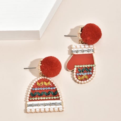 Glove & Beanie Pierce/2color