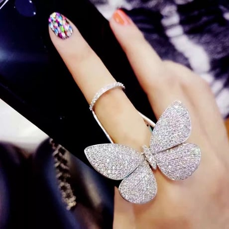 Butterfly Wing Ring/2color