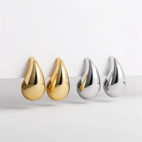 Metal Teardrop Pierce/2color