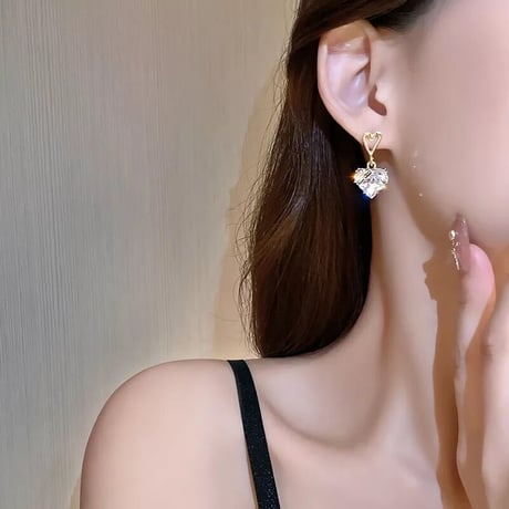 Double Heart Pierce/2color