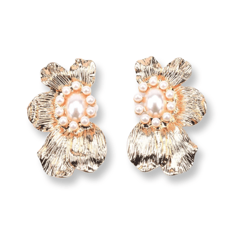 Metal Flower Onesided Pierce