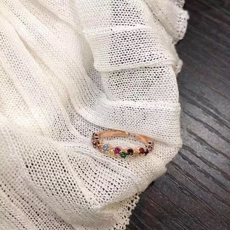 Rainbow Twin Ring
