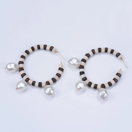 Border Hoop Baroque Pearl Pierce
