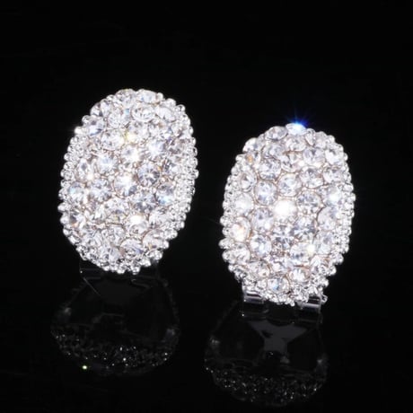 Ovall Pave Small Pierce