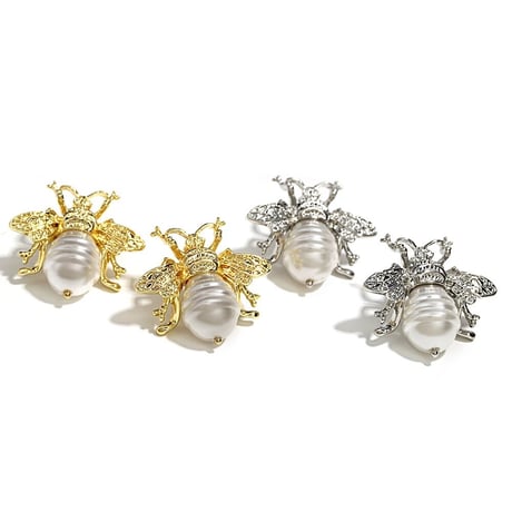 Bee Baroque Pearl Pierce/2color