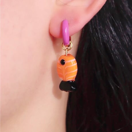 Cute Fish Hoop Pierce/11color
