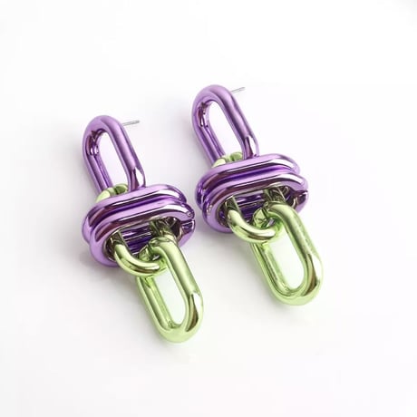 Bicolor Metallic Chain Pierce/6color