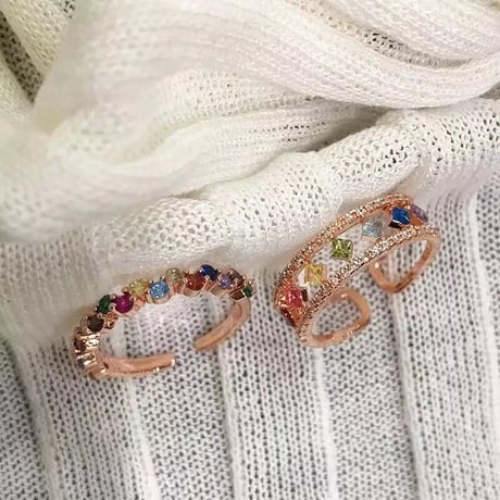 Rainbow Twin Ring
