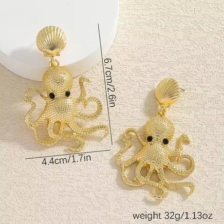 Metal Octopus Pierce/2color