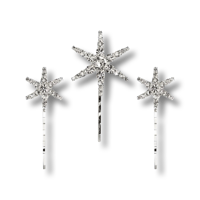 Snow Crystal 3Piece Hairclip