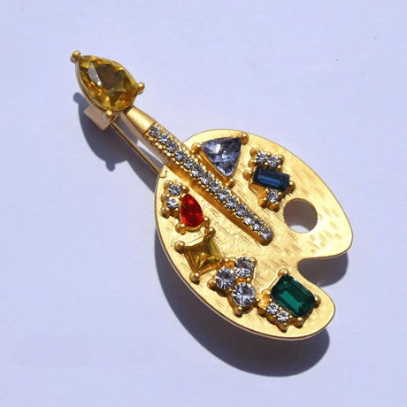 Art Palette Brooch