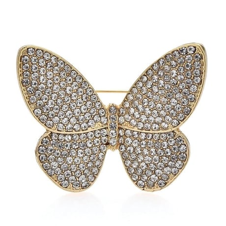 Butterfly Pave Brooch/2color