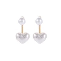 Pearl Drop Heart Pierce