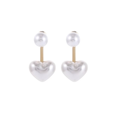 Pearl Drop Heart Pierce