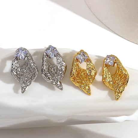 Metal Unevenness Pierce/2color