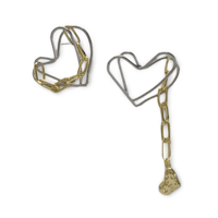 Asymmetry Heart Chain Pierce
