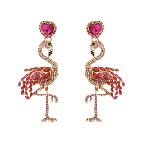 Flamingo Crystal Pierce/2color