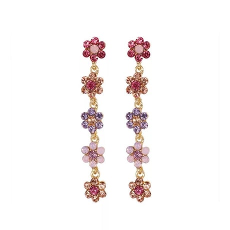 Small Flower Long Pierce