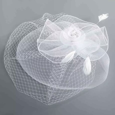 Feather&Tulle Fascinator/2color