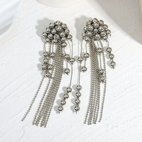 Metal Ball Fringe Pierce