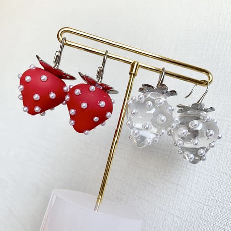 Strawberry Pearl Pierce/2color