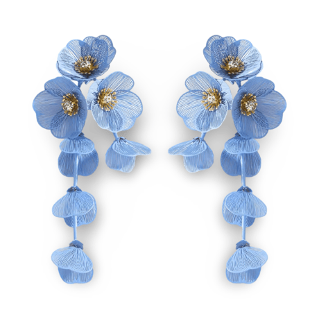 Flower Petal Tassel Pierce/5color