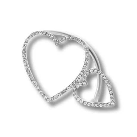 Twin Heart Earcuff