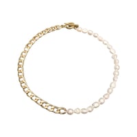 Chain & Pearl Necklace/2color