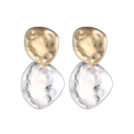Metal Bicolor Drop Pierce
