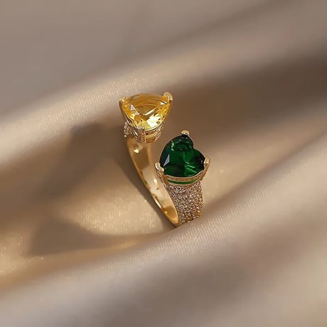 Heart Twin Ring